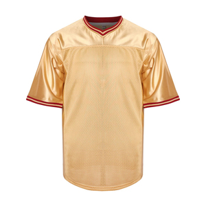 Camiseta de fútbol para hombre de tendencia Camiseta de fútbol Poliéster cómodo Diseños sublimados personalizados Corte automatizado OEM - Product Image 1