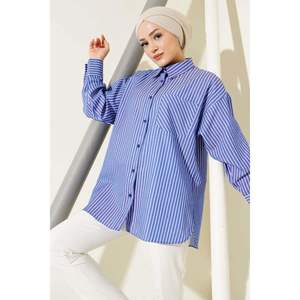 แซ็กเสื้อลายทางบางลำลอง - Product Image 2