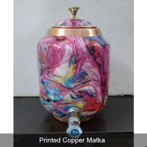 Olla de agua de cobre para beber de nuevo diseño, la mejor botella de cobre para agua a la venta, venta al por mayor, agua potable saludable de Metal - Product Image 6