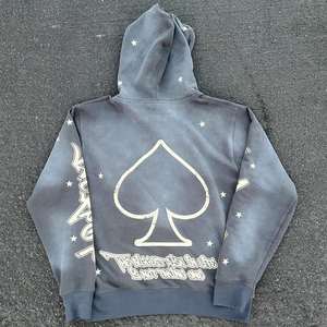 Kivotech ชุดวอร์มกางเกงขาบานและมีฮู้ดสำหรับผู้ชายชุดวอร์มซักกรดแบบไม่ติดหน้าจอออกแบบได้ตามต้องการ - Product Image 4