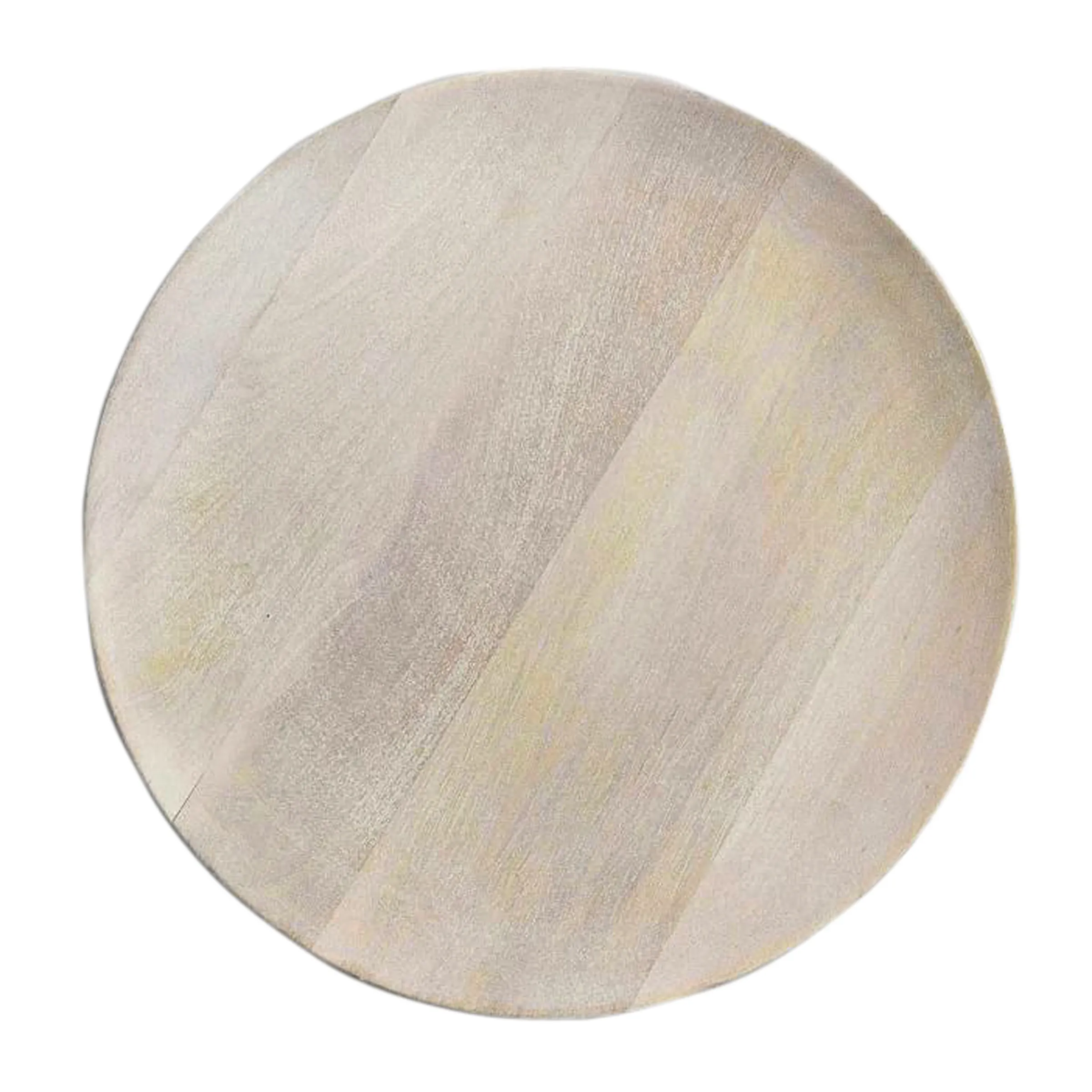 White Finished Wooden Charger Plate for Wedding Decoration