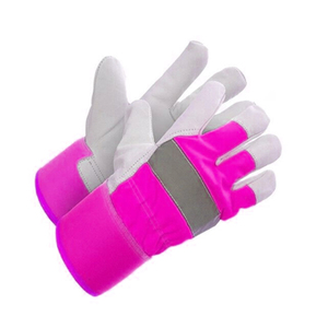 Guantes de Trabajo de Cuero de Grano Vacuno Resistentes para Protección de Manos OEM, Guantes de Seguridad Transpirables para Trabajo de Construcción al Aire Libre - Product Image 5