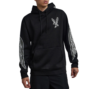 2025 Oversized Rhinestone Hoodie With Logo Pullover Rhinestone Hoodie for Men Custom Wholesale Supplier - Product Image 1