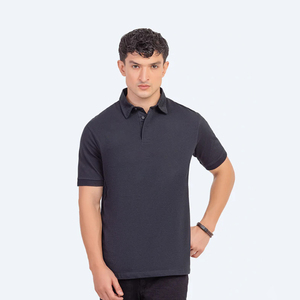 Chemises polo pour hommes en coton 100% de haute qualité, nouvelle conception OEM, logo personnalisé, vente en gros, manches courtes, respirantes, pour le golf - Product Image 1