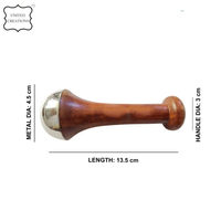 Vente en gros de bâton de Kansa ayurvédique en bronze Produit de massage à boule solide pour le corps et le dos avec bienfaits de désintoxication et soulagement du stress