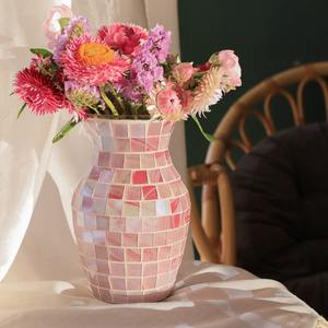 Unique Pattern Metal Flower Vase for Artistic Tabletop <b>Decor</b> Wedding Event Display or Contemporary Home Use - Product Image 4