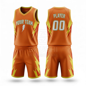Ensemble d'uniformes de basket-ball personnalisés pour hommes, taille plus, maillot et short sublimés de haute qualité, fabricant OEM, taille adulte - Product Image 5