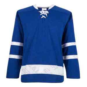 Uniforme de hockey sobre hielo personalizado con un diseño moderno y elegante, transpirable y con colores de equipo brillantes sublimados para rendimiento. - Product Image 5