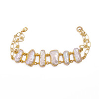 Bracelet jonc unisexe ajustable en laiton plaqué or avec pierres de naissance multicolores en oxyde de zirconium, serti griffe, fait main, tendance et élégant