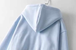 เสื้อมีฮู้ดโอเวอร์ไซส์สำหรับผู้หญิงผ้าฟลีซหนาแขนยาวผ้าฟลีซไม่มีซิปมีฮู้ดผ้าฝ้าย/โพลีเอสเตอร์2025 - Product Image 6