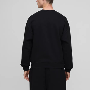 Sweat-shirt d'hiver à col rond, manches longues, grande taille, écologique, en polyester/coton, 500 GSM, coupe régulière, respirant, tendance - Product Image 2