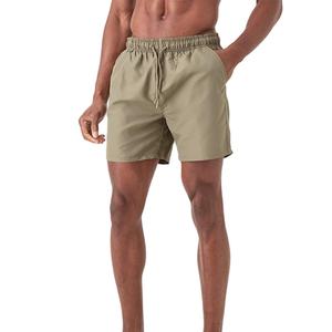 Shorts de bain pour hommes de haute qualité avec logo personnalisé, vêtements de plage décontractés, 100% polyester, deux poches latérales, prix de gros - Product Image 1