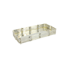La mayoría de las ventas Diseño simple Rectángulo Bandeja DE SERVICIO DE METAL Hecho a mano Buen precio Café y vajilla Uso Ocasión de comida - Product Image 1