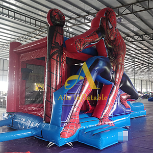 سرير قفز بطولي خارجي ممتع قابل للنفخ مع مادة Spider PVC للقفز والانزلاق - Product Image 2