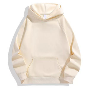 Sweat-shirts à capuche oversize en coton 100% pour hommes avec poche unie et logo personnalisé pour la vente en gros - Product Image 3