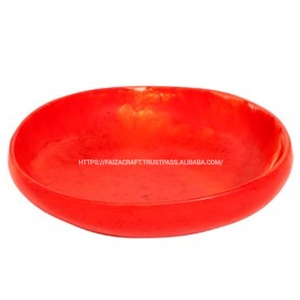 Ensemble de vaisselle écologique pour la décoration de la maison, bols et assiettes en résine en forme de fruits pour l'artisanat et les cadeaux pour la salle à manger - Product Image 2