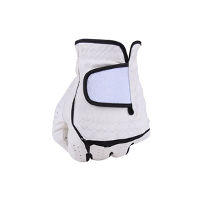 ถุงมือกอล์ฟหนังแกะแท้ Cabretta ระดับพรีเมียม สำหรับคนถนัดซ้าย  โลโก้สั่งทำได้ กันน้ำ กันลื่น สายรัดข้อมือปรับได้ คุณภาพสูง - Product Image 4