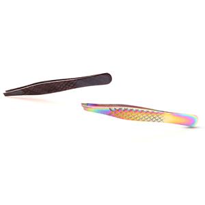 การออกแบบกันลื่นและขอบเรียบให้การควบคุมและความสะดวกสบายที่ดีขึ้นระหว่างการใช้งานระดับมืออาชีพเครื่องมือถอนขนคิ้ว - Product Image 2