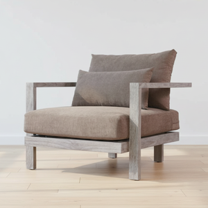 Sillón de Madera Maciza de Diseño Moderno para Sala de Estar, Hotel, Dormitorio, Villa, Muebles de Descanso - Product Image 2