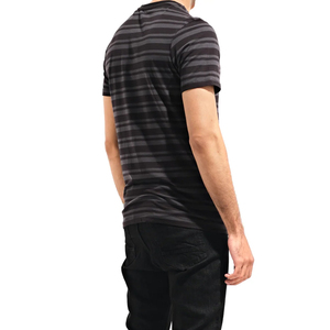 Camiseta de hombre 100% algodón diseño de logotipo personalizado camisetas de lujo calidad Rib cuello redondo Streetwear camiseta en blanco para hombres - Product Image 4