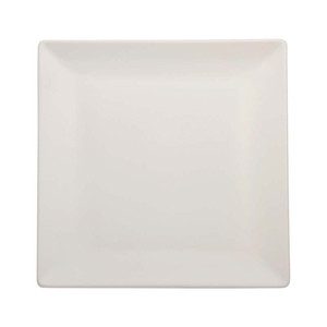 Plato cuadrado de gres blanco Boston M1934 de 24 x 24 cm, suministros de catering para hoteles, vajilla al por mayor. - Product Image 1