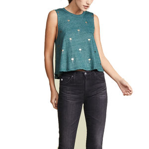 เสื้อยืดครอปทำจากผ้าฝ้ายสำหรับผู้หญิงสินค้าใหม่เสื้อครอปสำหรับผู้หญิงใส่สบายปริมาณมาก - Product Image 5