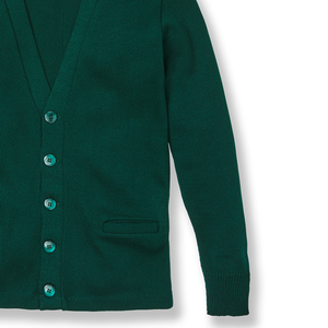 Cárdigan de punto de manga larga de Color puro de estilo informal para hombre con logotipo de cierre de cinturón con cuello en V en la espalda para primavera Otoño Invierno - Product Image 4