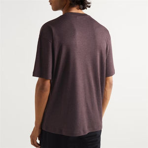 Camiseta de hombre superventas 100% algodón ligero cuello redondo antiarrugas y transpirable OEM - Product Image 6