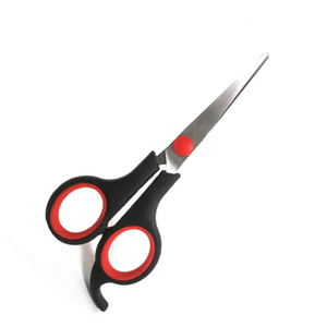 Tijeras de corte de pelo de peluquero con mango de plástico Tijeras de corte de pelo de belleza de acero metálico con reposapiés y embalaje personalizado - Product Image 2