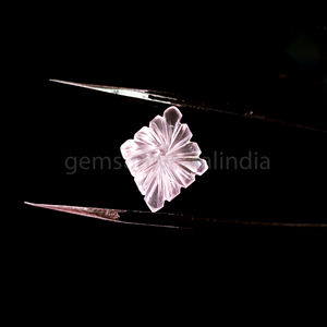 Cuentas de piedras preciosas talladas en forma de cometa de cuarzo rosa Natural, abalorios de piedra suelta de 13x18mm, cuentas talladas para fabricación de joyas a granel - Product Image 4