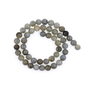 ลูกปัดหินลาบราโดไรต์ สร้อยหิน ลูกปัดหินธรรมชาติ สร้อยคอหินบำบัด คริสตัลธรรมชาติ ขายส่ง - Product Image 1