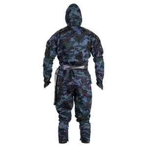 Vêtements d'entraînement d'arts martiaux unisexes, imprimé camouflage ninja, 100% coton, personnalisable, ceinture ajustable de haute qualité, logo sur le devant - Product Image 4