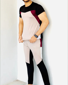 Survêtements d'été 2026 pour hommes Jogging personnalisé Sports 2 pièces Gym Deux pièces tendance Hommes Multicolore par Ako - Product Image 3