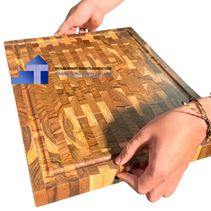Tabla de Cortar de Madera de Acacia de Grano Vertical, Producto Ecológico, Bloques de Cortar para Restaurantes, Venta al por Mayor del Fabricante de Vietnam - Product Image 2