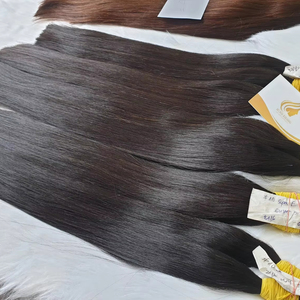 Minh Khang Cheveux Vendeur Vietnam Offre 100g 100% Vierge Non-Remy Texture Droite Style De Luxe En Vrac Extensions De Cheveux Humains - Product Image 1