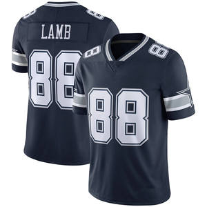 Camiseta de Fútbol Americano de Manga Corta, Transpirable, Antibacteriana, de Secado Rápido, con Letras y Números Cosidos con Logotipo Personalizado, Tallas Grandes - Product Image 3