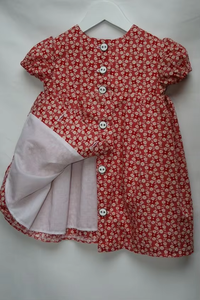 NEW--TRENDY, bebé, STYLISH--FROCK con botón frontal, personalizable en cualquier tamaño y color = 2021 - Product Image 6