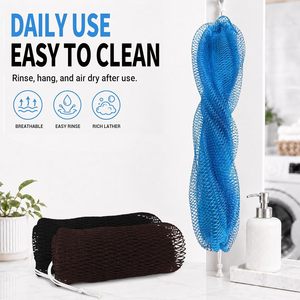 Éponge <span class=keywords><strong>de</strong></span> bain exfoliante en polyester avec logo personnalisé, motif africain, pour le dos, <span class=keywords><strong>petite</strong></span> <span class=keywords><strong>taille</strong></span>, commande en gros - Product Image 6