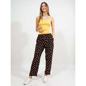 Pijama Evolve para Mujer, Ropa de Dormir Suave de Algodón con Cuello de Lazo, Bolsillos Laterales y Cintura Ajustable, Estampado Completo - Product Image 1