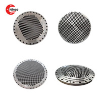 Plaque de tubes forgée ASME TEMA en acier inoxydable 304L usinée CNC pour échangeur de chaleur, système de réfrigération CVC
