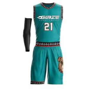 Uniformes de Baloncesto Personalizados de Alta Calidad para Adultos Unisex, Camisetas con Mangas Cortas, Diseño Impreso, Tela Transpirable - Product Image 5