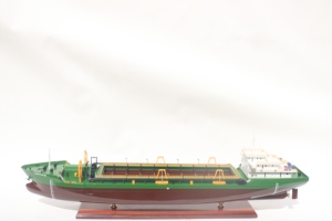 LONG HAI 68 SHIP Handcrafted Painted Feng Shui <b>Wooden</b> <b>Model</b> Ship Commercial Cargo Vessel Home Decor Display/Collection Gifts - Product Image 2