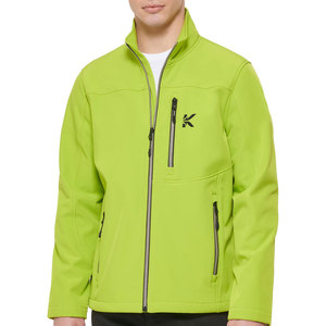 Venta Directa de Fábrica, Chaqueta de Invierno para Hombre, Ecológica, Transpirable, de Softshell, con Cuello Alto, Logotipo Frontal, Informal, para Uso en Exteriores, de Nailon - Product Image 1