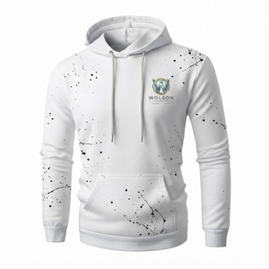 Full Print Sublimation <b>Hoodie</b> with Modern Custom Design, <b>Soft</b> Fabric and Comfortable Fit for Gym, Sports Training and Casual - Product Image 1