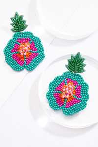 Pendientes de moda bordados de moda para mujer - Product Image 3
