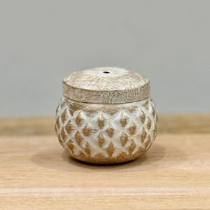 Frascos de relleno de cera de hierro hechos a mano para candelabros de Metal decorativos Diwali para decoración festiva del hogar y regalos - Product Image 1