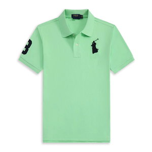 Camiseta Lisa bordada de algodón 100% de alta calidad para hombre, camisetas Polo con logotipo personalizado, camiseta Polo de uniforme de Golf - Product Image 5