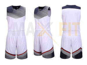 MAXFIT ENTERPRISES-Ensemble de maillots de basket-ball d'équipes collégiales personnalisés, vêtements de sport respirants avec options de taille - Product Image 4