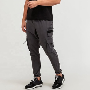 Pantalones cargo con diseño de logotipo personalizado Pantalones rectos para hombre con bolsillos Pantalones para correr de lana para hombre con estilo Pantalones de chándal de invierno cálidos - Product Image 5