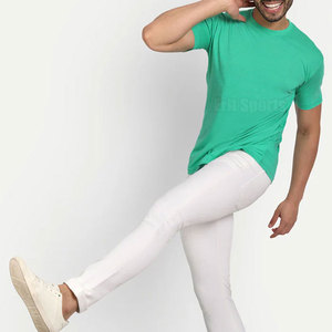 T-shirts décontractés pour hommes 100% coton, coupe classique, manches courtes, respirants, écologiques, légers, vente en ligne à prix bas - Product Image 6